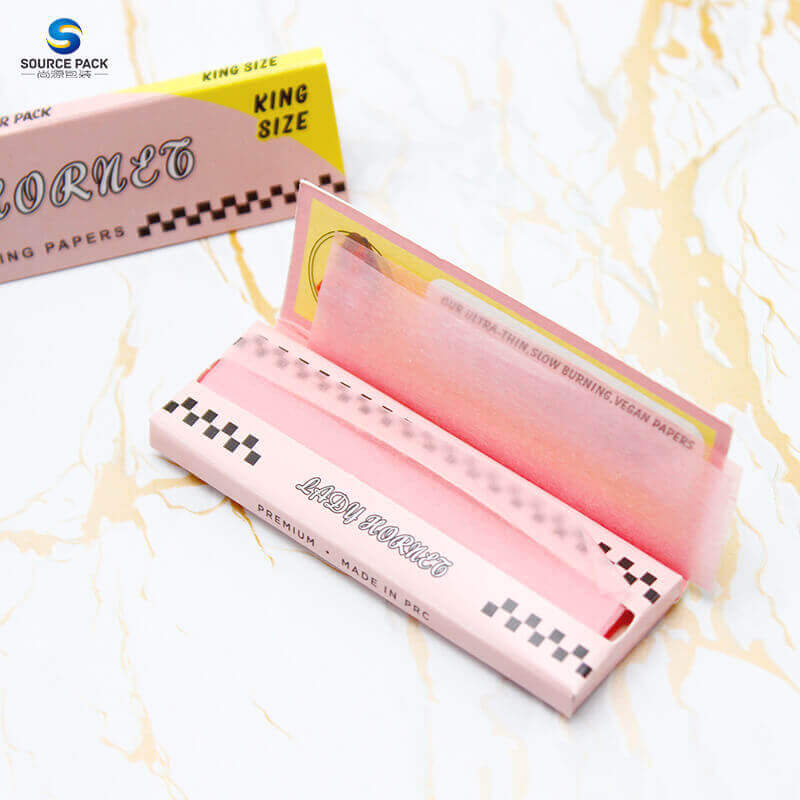 Flavor Pink Rolling Papers with Filter Tips