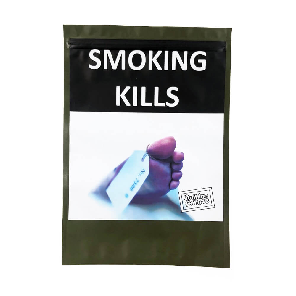 Free Samples Custom Printing Zipper Bags Hand Rolling Tobacco Packaging Pouches