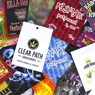 Marijuana Cannabis Weed Packaging Bags Supplier