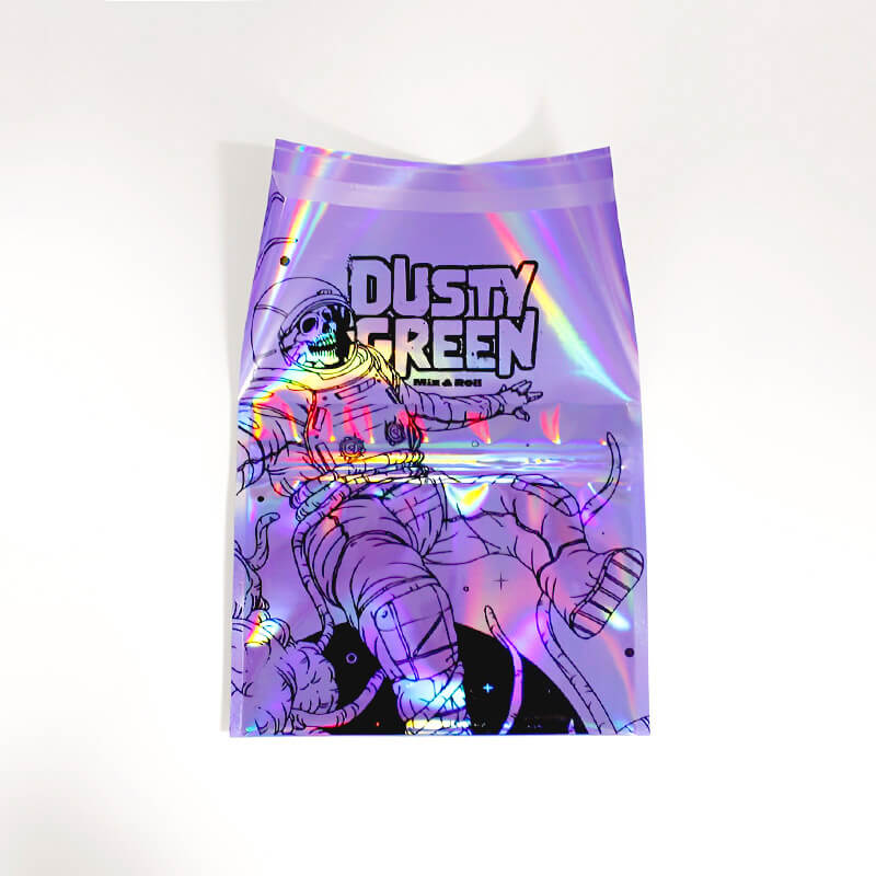 Holographic Packaging Rolling Tobacco Pouches with Sticker