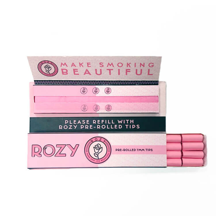 Flavor Pink Rolling Papers with Filter Tips
