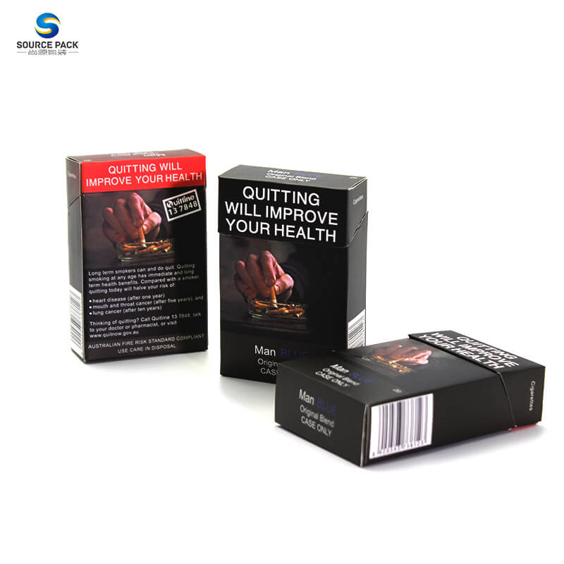 Sourcepack Supplier Custom Printing Paper Tobacco Packaging Smoking Cigarette Boxes