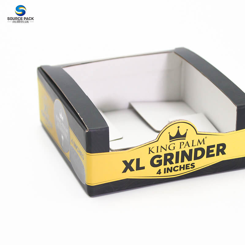 Raised Spot UV Printed Counter Retail Tray Custom Logo Cannabis Herb Grinder Packaging Display Boxes (2).JPG