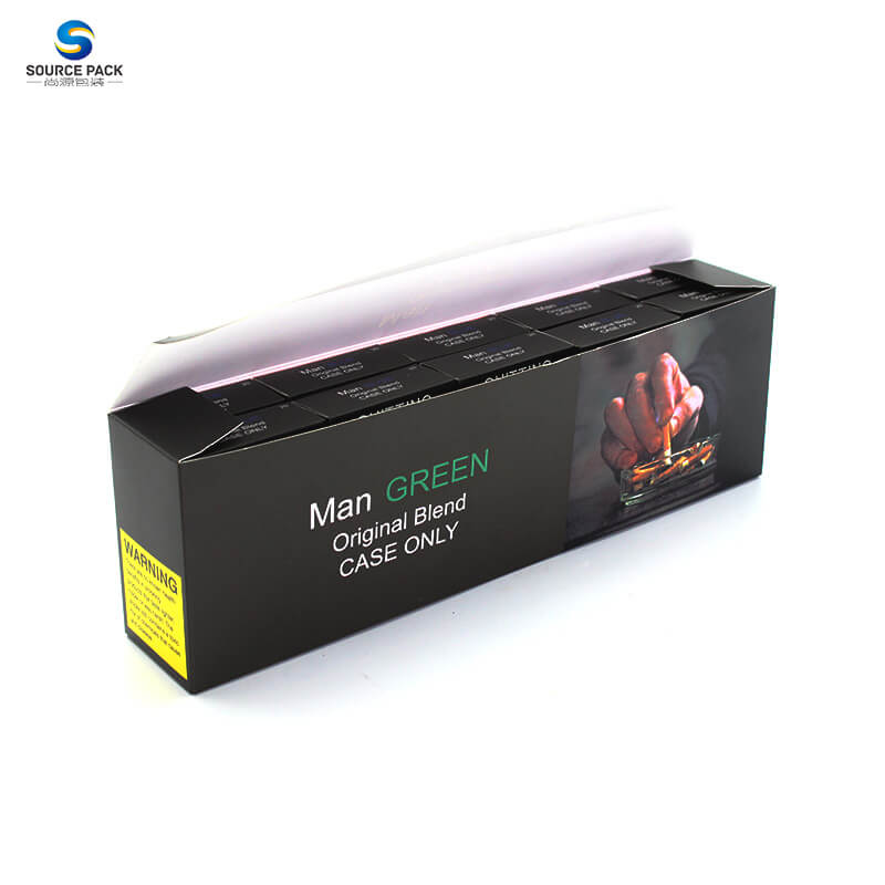 Tobacco Packaging Supplier Custom Logo Paper Cigarette Boxes with 10 Pack Smoking Cases