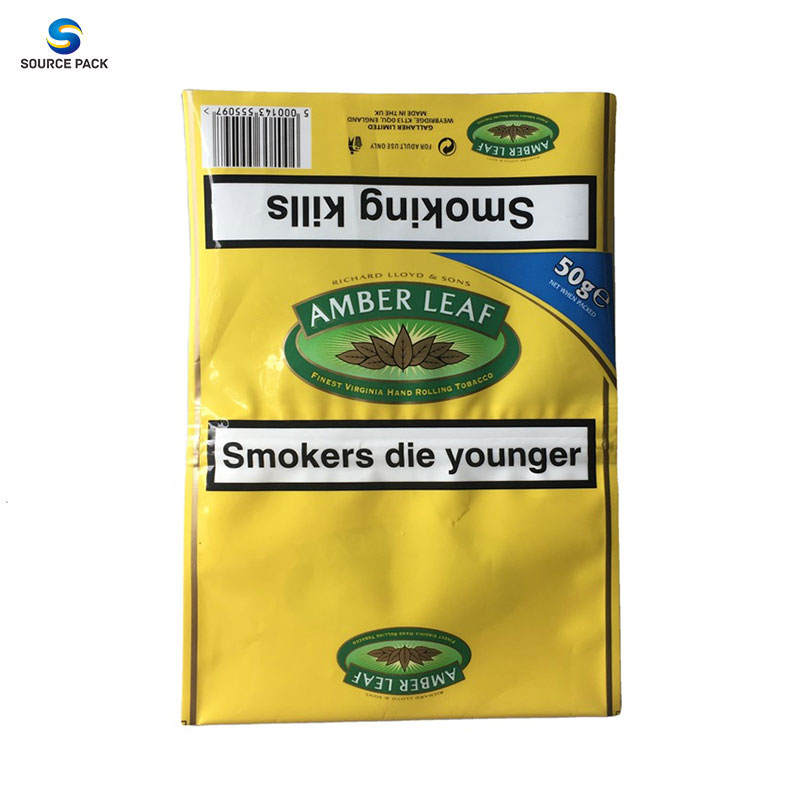 Tobacco Pouch with Sticker