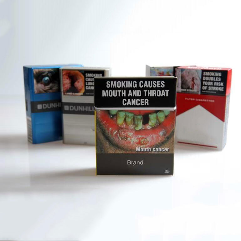 Standardized Plain Packet Smoking Tobacco Cigarette Packaging Box