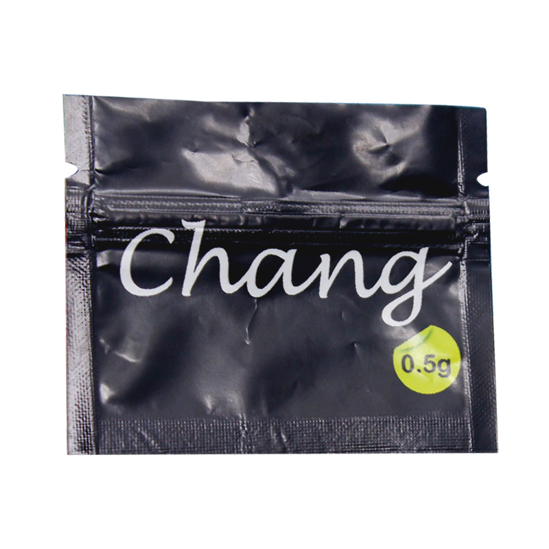 3 Side Seal Zipper Canabis Bag Custom Mylar Weed Packaging