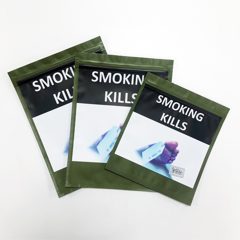 Hand Rolling Tobacco Packaging Pouch Bag Recyclable 25g 30g 50g Tabaco