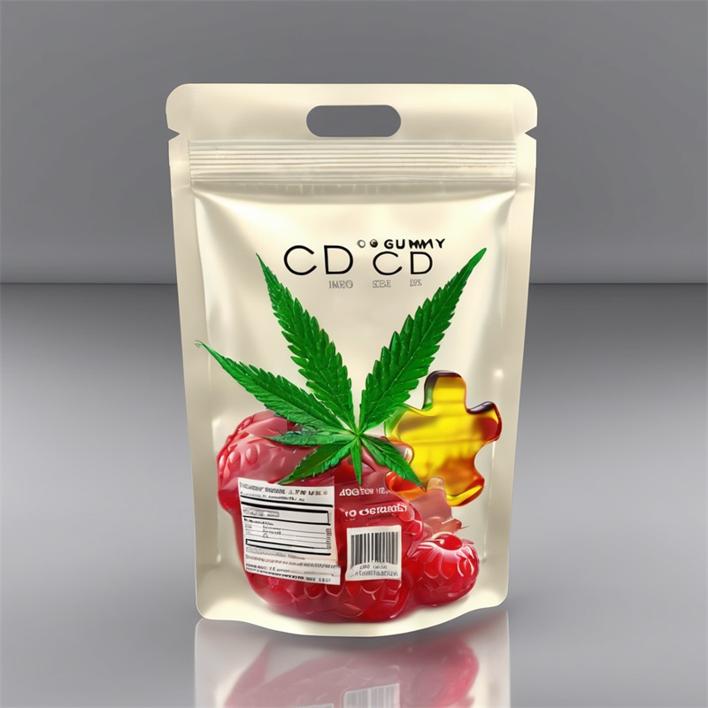 Child Resistant 3.5g Mylar Weed Bags Recyclable PE Zipper Packaging for Edibles