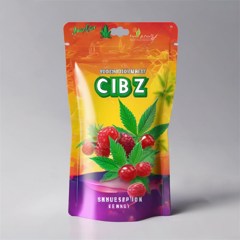 Child Resistant 3.5g Mylar Weed Bags Recyclable PE Zipper Packaging for Edibles