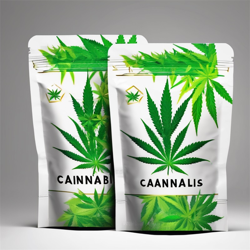 Child Resistant CBD Flower Packaging Soft Touch Recyclable Weed Mylar Bags