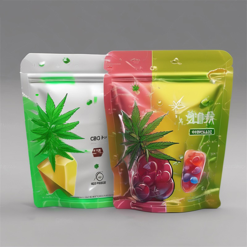 Child Resistant CBD Flower Packaging Soft Touch Recyclable Weed Mylar Bags