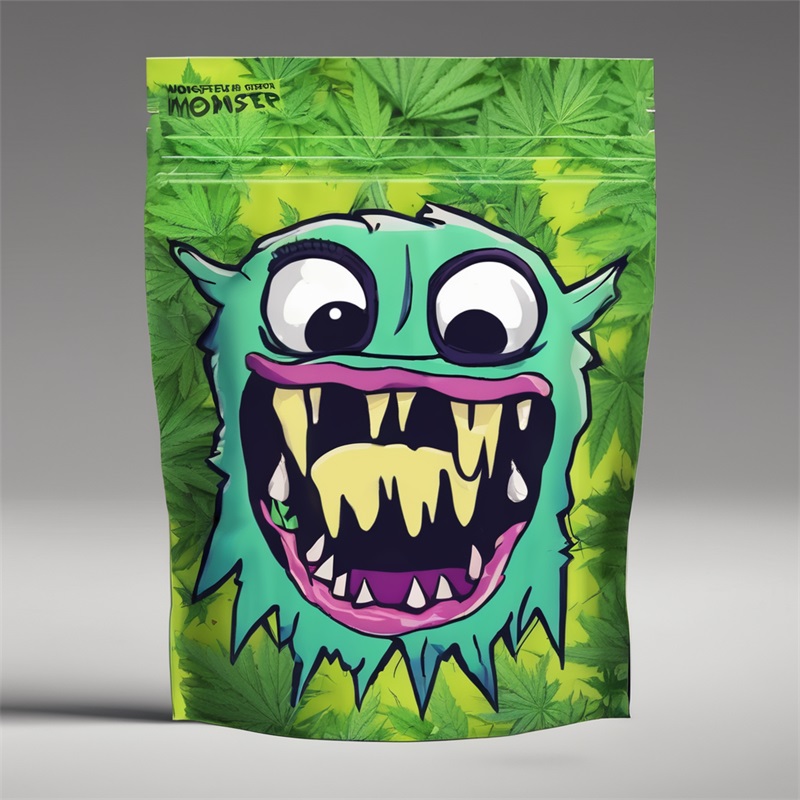 Mylar Doypack Packaging Plastic Bags for CBD Marijuana Flowers Food Medicine