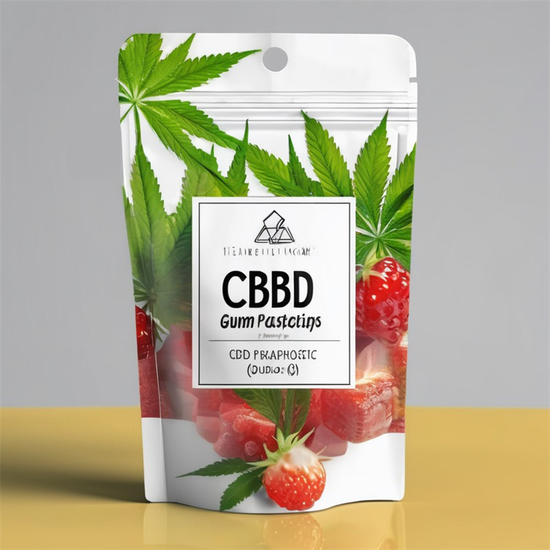 Standing Zipper Marijuana Bags Wholesale for Edible CBD Food Packaging