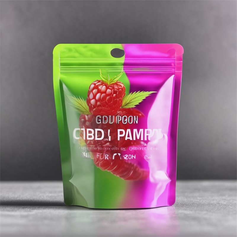 Standing Zipper Marijuana Bags Wholesale for Edible CBD Food Packaging