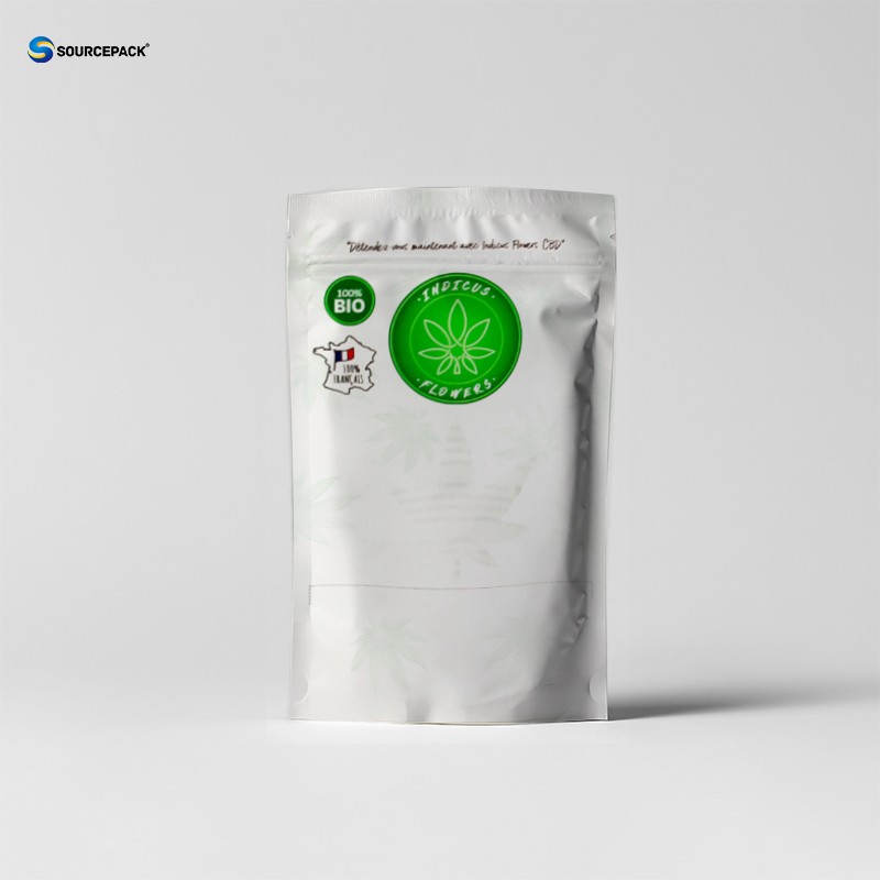 Biodegradable Herb Packaging Bag CBD Flower Pouches