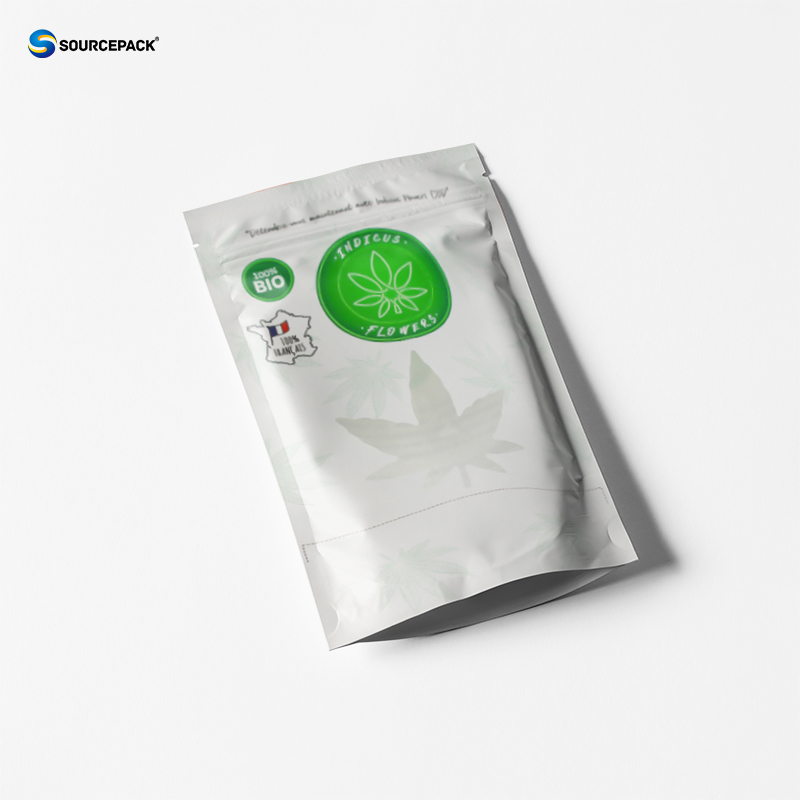 Biodegradable Herb Packaging Bag CBD Flower Pouches