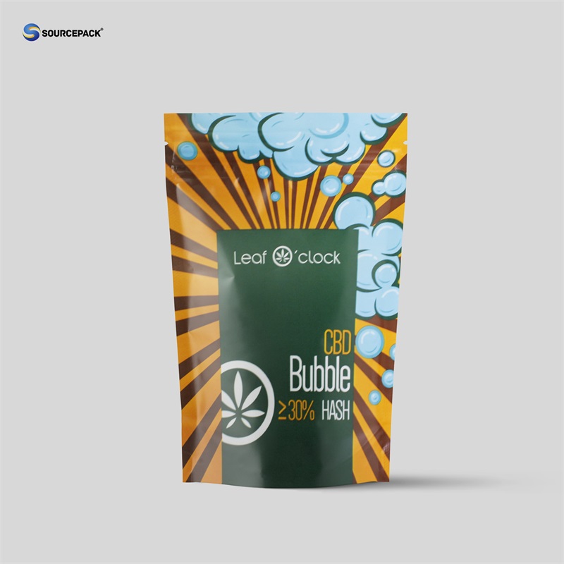 Custom Logo Marijuana Packaging Bag 420 Resealable Zipper