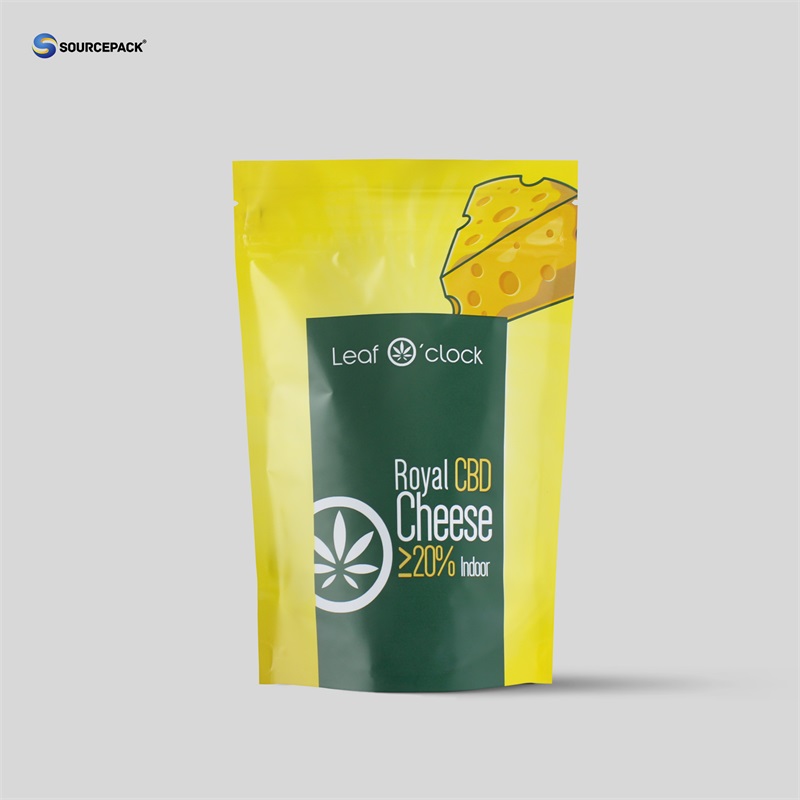 Custom Logo Marijuana Packaging Bag 420 Resealable Zipper