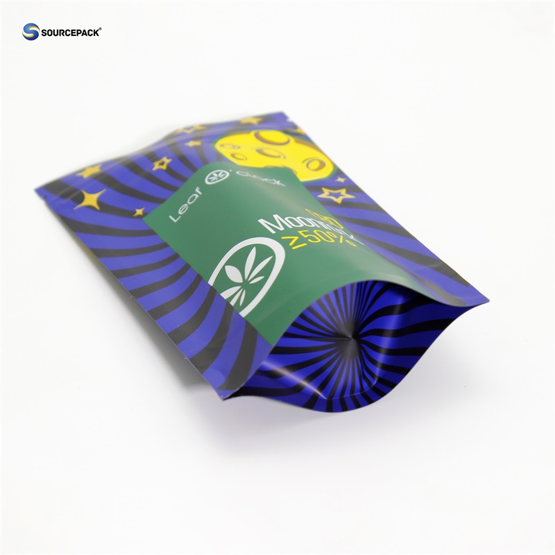 Custom Logo Marijuana Packaging Bag 420 Resealable Zipper (8).JPG